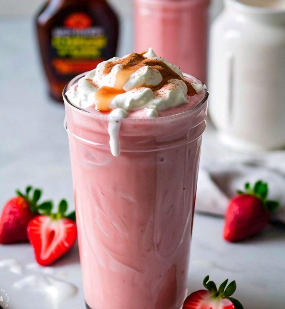 Strawberry Maple Protein Shake