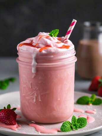 Strawberry Maple Protein Shake