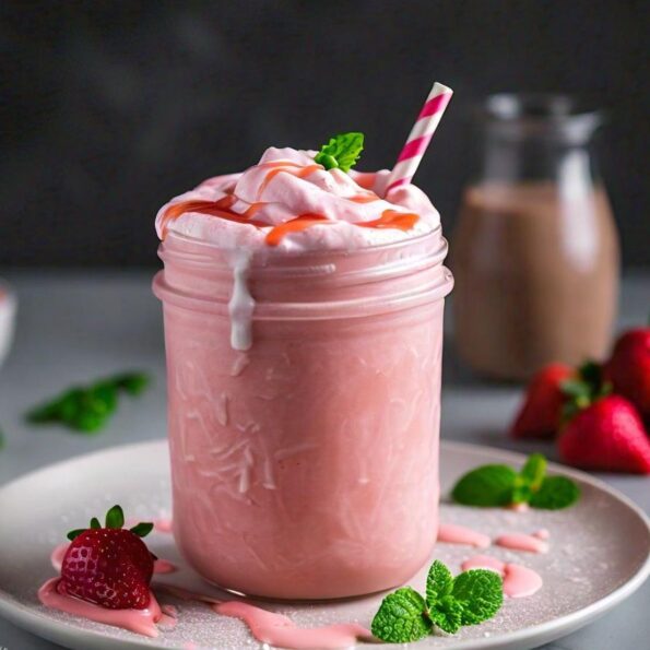 Strawberry Maple Protein Shake