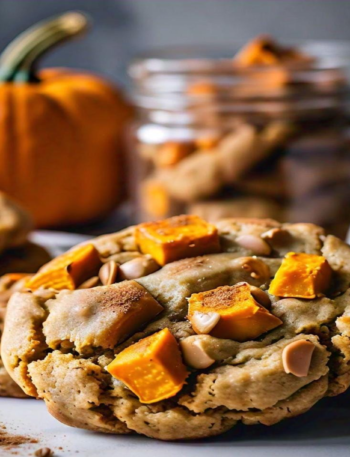 Pumpkin Peanut Butter Breakfast Cookies