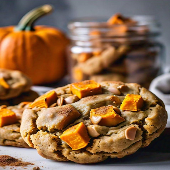 Pumpkin Peanut Butter Breakfast Cookies