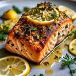 Baked Salmon with Lemon and Herbs