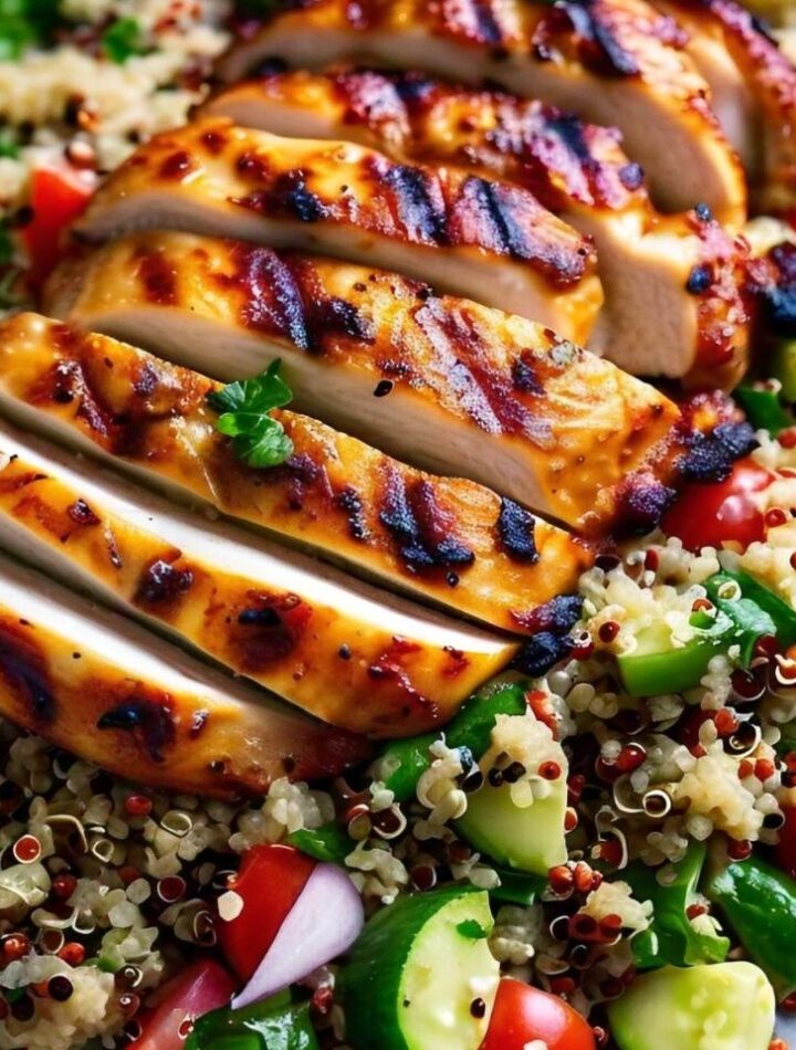 Grilled Chicken with Quinoa Salad